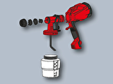 Einhell TC-SY 500 P, Sprey Boya Sistemi