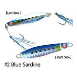 Hayabusa EX 976 Jack Eye Slow Slim 60gr Light Jig Suni Yem 6