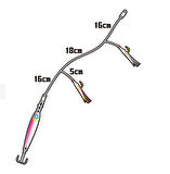 Hayabusa HA 282 LRF Jigging Sabiki 2li Çaparili SET LRF Jig Suni Yem 5 gr