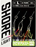 Hayabusa FS 499 LRF Jig Assist İğnesi Double Hook 3lü Paket S