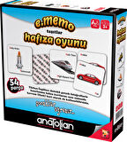 Anatolian e.Memo Hafıza Oyunu - Taşıtlar (54 Parça) 7405
