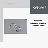 Creavit Dia Gömme Rezervuar Kumanda Paneli Mat GP6003