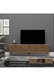 Mezza 1370 LEXUS 180 CM (AHŞAP AYAKLI) TV ÜNİTESİ HAT - KAPLAN