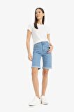 DeFacto Normal Bel Katlamalı Paça Jean Bermuda Şort A1958AX25SMNM39