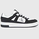 Calvin Klein Classıc Basket Cupsole Low ML Mıx  Erkek Süet Günlük Spor Ayakkabı Siyah 