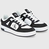 Calvin Klein Classıc Basket Cupsole Low ML Mıx  Erkek Süet Günlük Spor Ayakkabı Siyah 