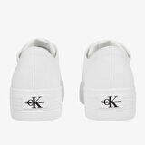 Calvin Klein Jeans Vult Flatform Essential Mono Womens Sneaker Kadın Günlük Spor Ayakkabı Beyaz