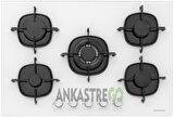 Silverline BO6504W01 - CS5365W01 Beyaz Cam 2’li Ankastre Set