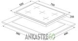 Silverline BO6504W01 - CS5365W01 Beyaz Cam 2’li Ankastre Set