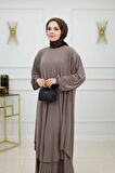 Kadın Tesettür Pantolonlu Takım 2'Li Takım Tunik & Pantolon