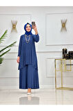 Kadın Tesettür Takım 2'Li Tunik & Pantolon Takımı