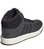 Adidas Hoops 2.0 Mid Erkek Spor Ayakkabı Siyah
