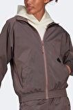 Adidas Women's New Woven Full Zip TT Jacket Kadın Bol Kesim Dokuma Spor Ceket Gül Kurusu