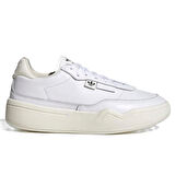 Adidas Her Court Leather White Womens Hakiki Deri Beyaz Kadın Spor Ayakkabı