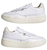 Adidas Her Court Leather White Womens Hakiki Deri Beyaz Kadın Spor Ayakkabı