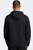 Adidas Sportswear Tiro 23 Stripe Hooded Zip Jacket Erkek Dokuma Kapüşonlu Spor Ceket Siyah