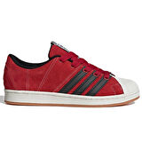 Adidas Supermodified Ynuk Leather Unisex Sneaker Red Hakiki Deri Unisex Günlük Spor Ayakkabı Kırmızı