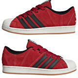 Adidas Supermodified Ynuk Leather Unisex Sneaker Red Hakiki Deri Unisex Günlük Spor Ayakkabı Kırmızı