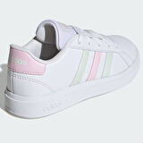 Adidas Grand Court Lifestyle Tennis Lace-Up Shoes Leather Sneaker Unisex Hakiki Deri Günlük Spor Ayakkabı Beyaz