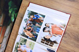 NRCN 13x18 cm 200'lük Ciltbezli Deluxe Fotoğraf Albümü (Bordo)