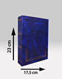 NRCN 15x21 cm 100’lük Ciltbezli Deluxe Fotoğraf Albümü (Lacivert)