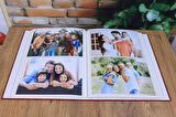 NRCN 15x21 cm 200'lük Ciltbezli Deluxe Fotoğraf Albümü (Bordo)