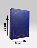 NRCN 15x21 cm 200'lük Ciltbezli Deluxe Fotoğraf Albümü (Lacivert)