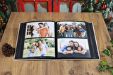 NRCN 13x18 cm 200'lük Koton Desenli Lüks Fotoğraf Albümü (Krem)