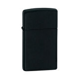 Zippo Çakmak Slim ince Black Matte Siyah Çakmak 1618