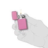 Zippo Çakmak Slim Pink Matte Pembe Bayan Çakmak 1638-000057