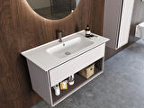 TURKUAZ Blue Etajerli Lavabo 50x36,5 cm