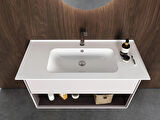 TURKUAZ Blue Etajerli Lavabo 60x47 cm