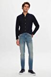 Ds Damat Slim Fit Mavi Düz Boru Paça Denim Pantolon 6HCJ3ORT00102 6HCJ3ORT00102