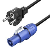 KB 41015 1.5mt Powercon - 220V Kablo Kablo (3×2.5mm²) - Gold Audi