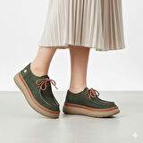 Mammamia D25KA-7025 Hakiki Deri Kadın Ayakkabı