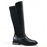 Mammamia D25KC-2370 Hakiki Deri Streç Kadın Çizme