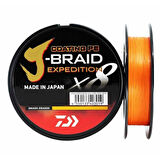 Daiwa J-Braid Expedition x8 İp Misina 150mt 0,18 MM-Smash Orange-150 MT-0,18 MM-0,18 MM