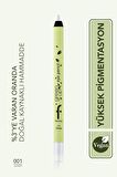 Flormar Uzun Süre Kalıcı Yoğun Pigmentli Green Up Mat Bitişli Vegan Göz Kalemi-001 Cloudy- 8682536079662