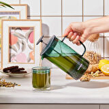 Karaca Valentina Borosilikat Cam French Press Green 1000 ml