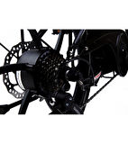 Vodin Beep 5 Elektrikli Katlanır Bisiklet (Siyah-Kırmızı)