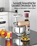 Robx Sr50 Döküm Gövde 7 Litre Içli Köfte Hamur Yoğurma Kıyma Çekme Erişte Blender Çıpıcı mixer Set