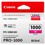 Feyza Bilişim® Canon PFI-1000 M (Magenta) Kırmızı A2 Yazıcı Orijinal Mürekkep Kartuş 80 ml. (0548C001)