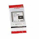 Feyza Bilişim® Canon PFI-120 BK Fotoğraf Siyahı Plotter Orijinal Mürekkep Kartuş 130 ml (2885C001)