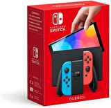 Nintendo Switch Konsol OLED Model - Neon Blue/Neon Red