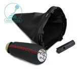 Renault Symbol Joy Deri Vites Topuzu-Vites Körüğü (2013-2021) Kırmızı Dikiş