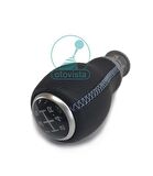 Fiat Egea Deri Vites Topuzu (Mavi Dikişli)