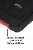 Case Club Laptop Sırt Çantası 15,6" inç Macbook Uyumlu Darbe Emici Koruma Omuz Askılı