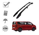 TOURNEO CUSTOM DELUXE KISA ŞASE 2025 2026 2027 PORTBAGAJ TAVAN ÇITASI SİYAH