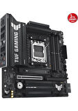 Asus Tuf Gamıng B850M-PLUS Wıfı Amd B850 Am5 Ddr5 8000 Dp HDMI 3x M2 Usb3.2 Gen 2x2 Wifi 6e + Bt Aura Rgb 2.5gbit Lan Matx