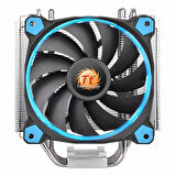 Thermaltake Riing Silent 12 LED AM4/1200P Mavi İşlemci Hava Soğutucu